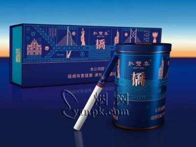 红双喜(港珠澳桥纪念版)香烟价格表_多少钱一盒-第1张图片