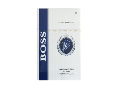 老板(蓝)香烟价格表_缅甸免税硬蓝白Boss多少钱一盒-第1张图片