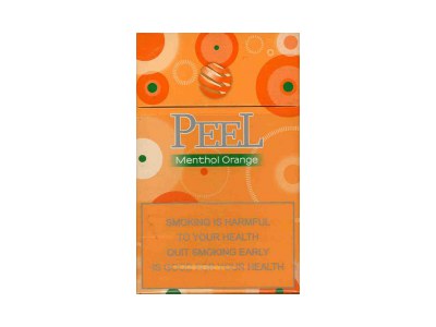 百乐(香橙味)香烟价格表_PEEL Menthol Orange多少钱一盒-第1张图片