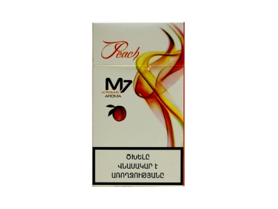 M7(清香水蜜桃味)香烟价格表_多少钱一盒-第1张图片