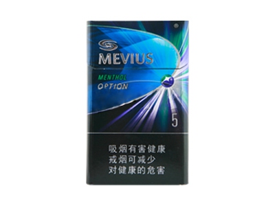 七星(晶选)香烟价格表_七星蓝莓5mg(MEVIUS Option)多少钱一盒-第1张图片