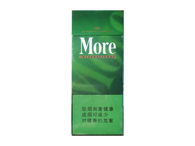 摩尔(硬绿国际)香烟价格表_More International Menthol多少钱一盒-第1张图片