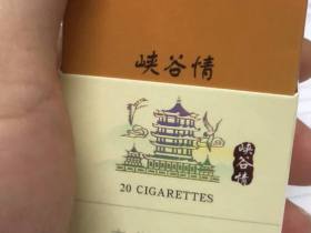 黄鹤楼(峡谷情新版)香烟价格表_黄鹤楼硬峡谷情保湿贴新版多少钱一盒4