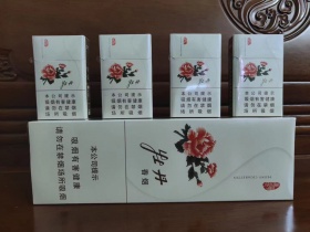 牡丹(真国色白中免版)香烟价格表_白牡丹出口中免版多少钱一盒1