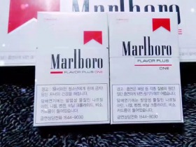 万宝路(滑盖韩免税版)香烟价格表_Marlboro Filter Plus多少钱一盒5