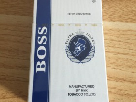 老板(蓝)香烟价格表_缅甸免税硬蓝白Boss多少钱一盒3