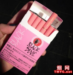 黑魔鬼(Rose日版)香烟价格表_粉黑魔鬼玫瑰味多少钱一盒1