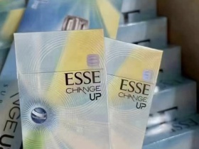 ESSE(change up)香烟价格表_爱喜幻变冰淇淋爆珠韩版多少钱一盒2