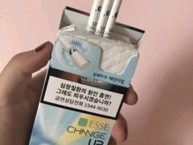 ESSE(change up)香烟价格表_爱喜幻变冰淇淋爆珠韩版多少钱一盒4