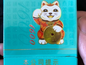 好猫(招财猫1600亲情版)香烟价格表_多少钱一盒1