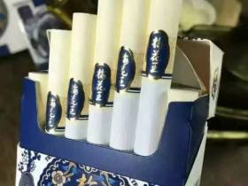 梅花王(硬蓝)香烟价格表_多少钱一盒1